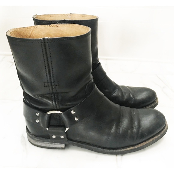 Frye Other - Cool Frye Jonathan harness boots black size 8.5